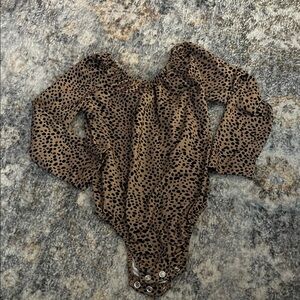 Leopard Print Kids Bodysuit